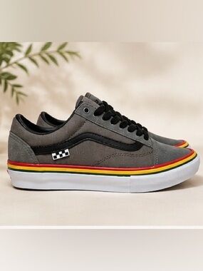 Vans Skate Old Skool Rasta Gray Men's 7 EUC PopCush
DURACAP